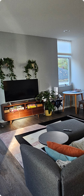 Modern co-living space